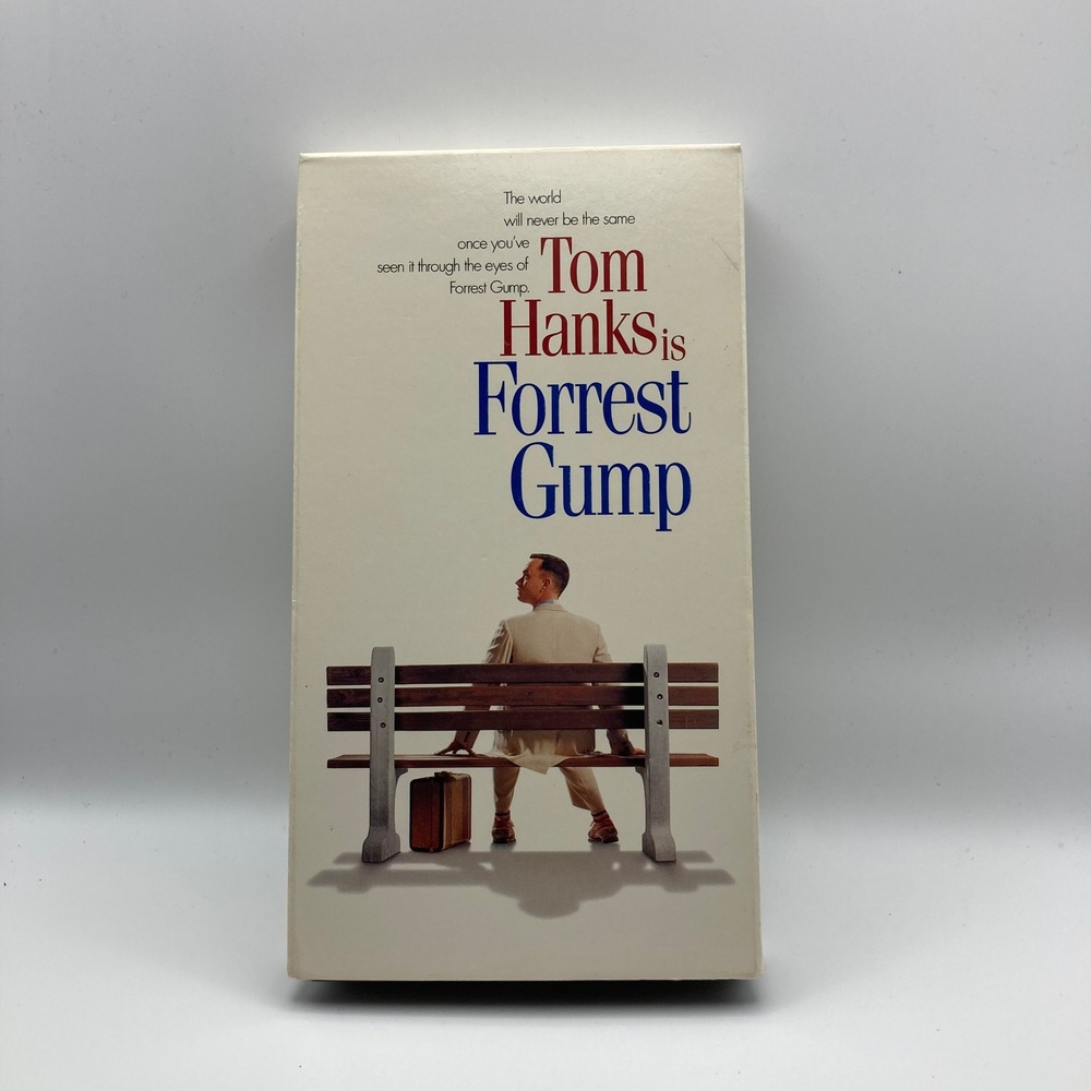 Forrest Gump (1995) Tom Hanks Robert Zemeckis VHS Tape Paramount Pictures
